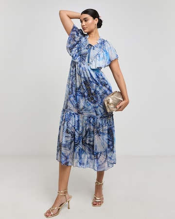 Jo by Joanna Hope Tie Dye Print Dress