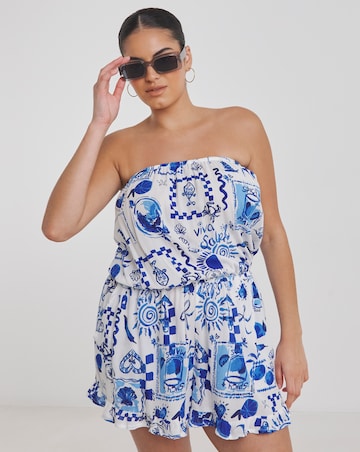 Value 2 Pack Bandeau Beach Playsuits