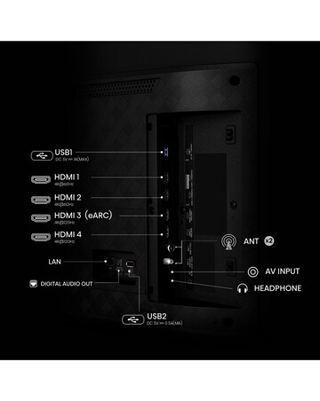 Hisense 65A85QTUK 65in OLED 4K Ultra HD HDR Smart TV