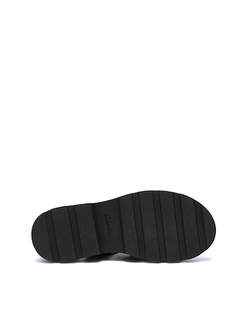 Clarks Black Orinoco3 Strap Leather Sandals - Wide Fit (E)