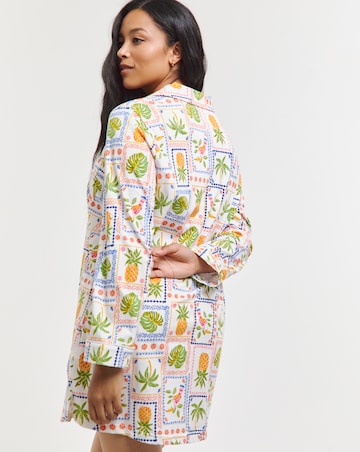 Cotton Button Through Nightshirt