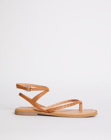 Stassie Studded Gladiator Sandal - Extra Wide Fit (EEE)