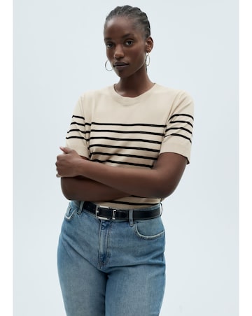 Mango Striped Sweater