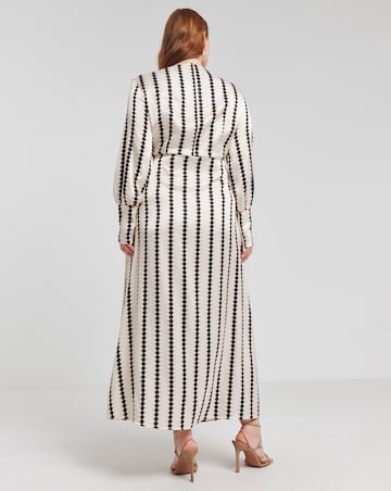 Joanna Hope Jacquard Wrap Dress