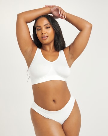 Pretty Secrets (3 Pack) Seamless Comfort Tops (Fits Up To D) Navy/Blush/White