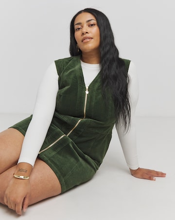 Joe Browns Confident Cord Pinafore Dress