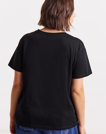 Black & White 2 Pack High V Neck Slim Fit T-Shirts