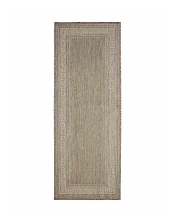 Gel Backed Greek Key Runner