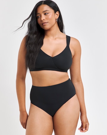 Figleaves Smoothing High Waisted Brief - Black