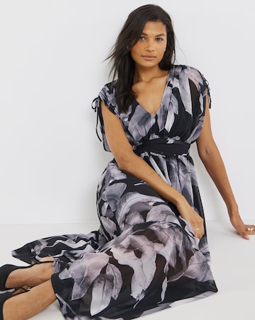 Religion V Neck Maxi Dress