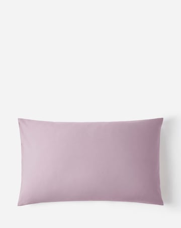 Non Iron Plain Dye Housewife Pillowcase Pair