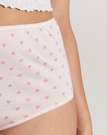 Pretty Secrets (6 Pack) Cotton Full Fit Brief Knickers