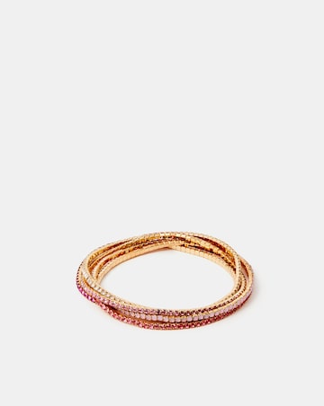 Accessorize 5-Pack Sparkle Stretch Bracelets