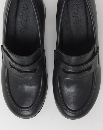 Budapest Vintage Platform Loafer Shoes - Wide Fit (E)