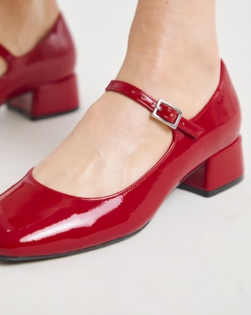 Blithe Low Block Heel Mary Jane - Wide Fit (E)