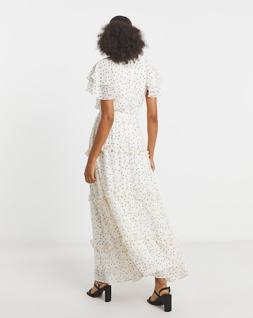 Joanna Hope Tiered Ruffle Maxi Dress