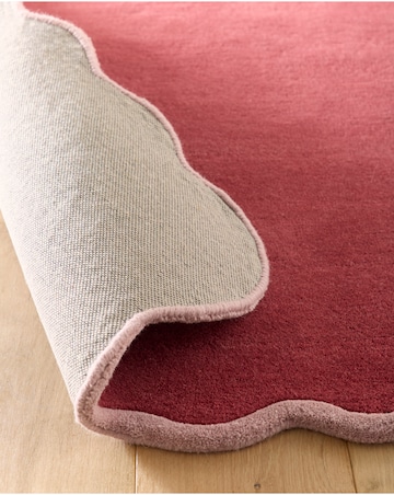 Scalloped Elsie Hand-Tufted Woollen Rug