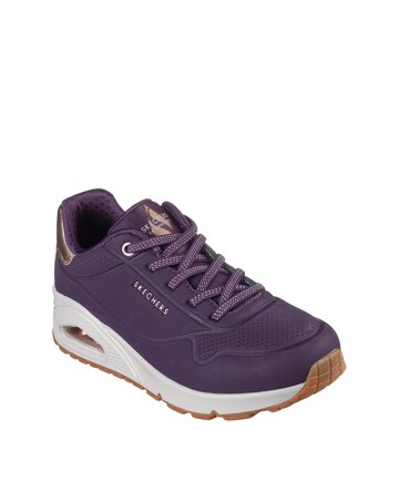 Skechers Uno Lace Up Fashion Trainer Standard Fit