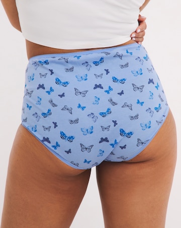 Pretty Secrets 7 Pack Cotton Full Brief Knickers