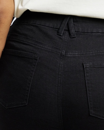 Super Stretch Premium Denim Black Slim Jeans