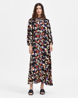 Selected Femme Printed Maxi Shirt Dress