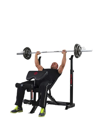 Marcy BE3000 Mid Width Bench and Adjustable Squat Rack