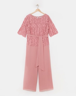 Joanna Hope Lace Jumpsuit