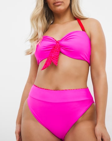 Mix and Match High Leg Reversible Bikini Bottoms