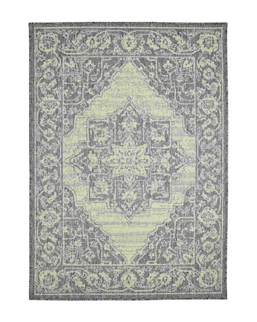Gel Backed Medallion Rug
