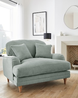 Azra Chenille Snuggle Chair