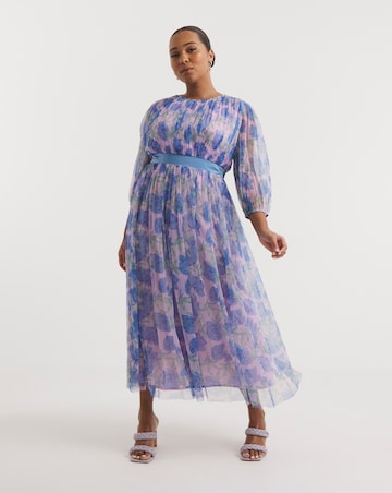 Joanna Hope Mesh Maxi Dress