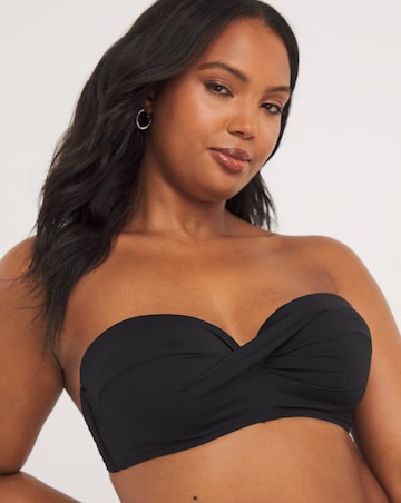 MAGISCULPT Twist Front Bandeau Underwired Bikini Top