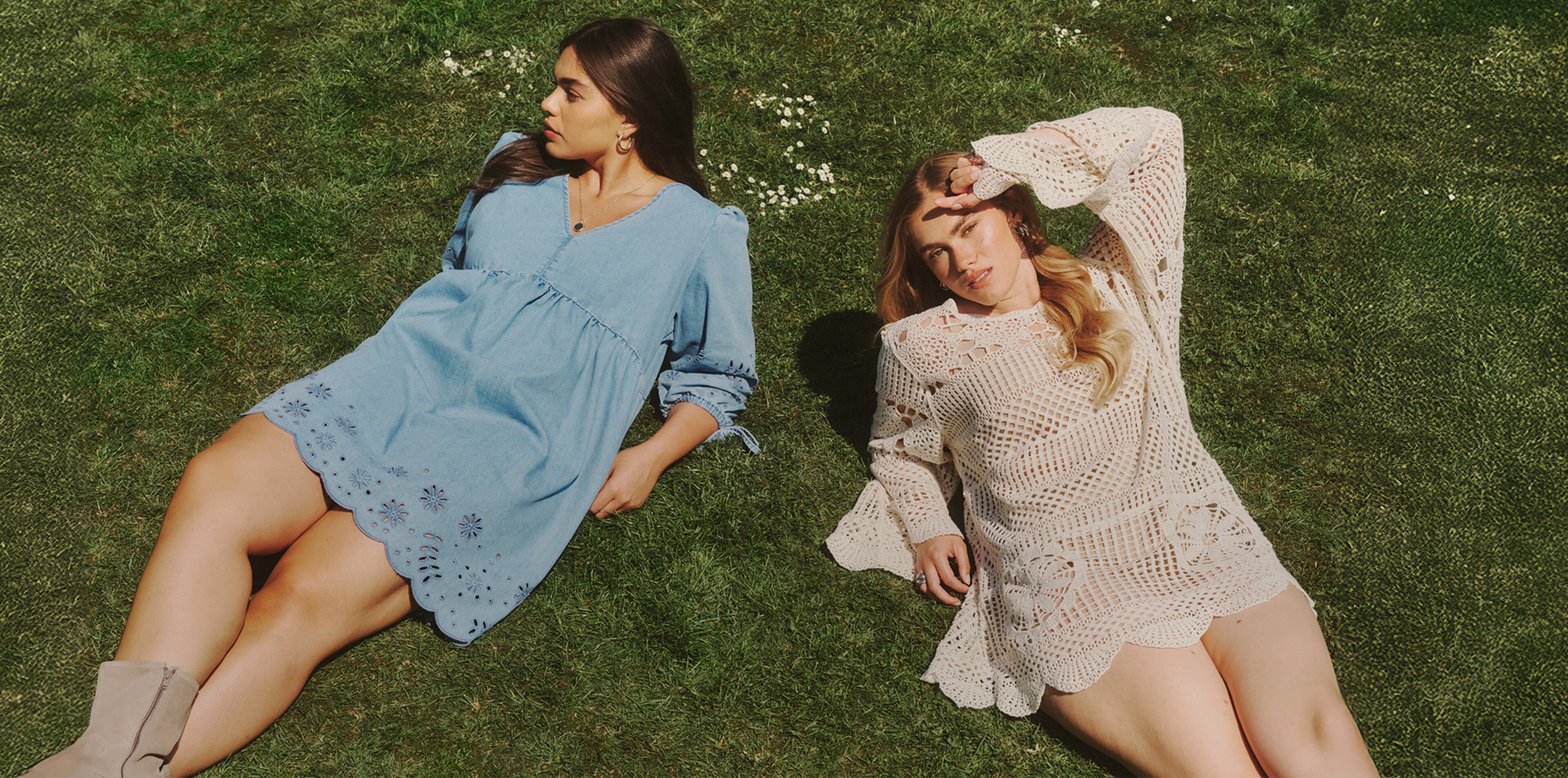 Models wear summer dresses