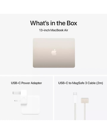 Apple MacBook Air (M4, 2025) 13in 10-Core CPU 10-Core GPU 16GB 512GB - Starlight