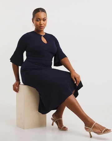 Joanna Hope Navy Luxe Jersey Midi Dress
