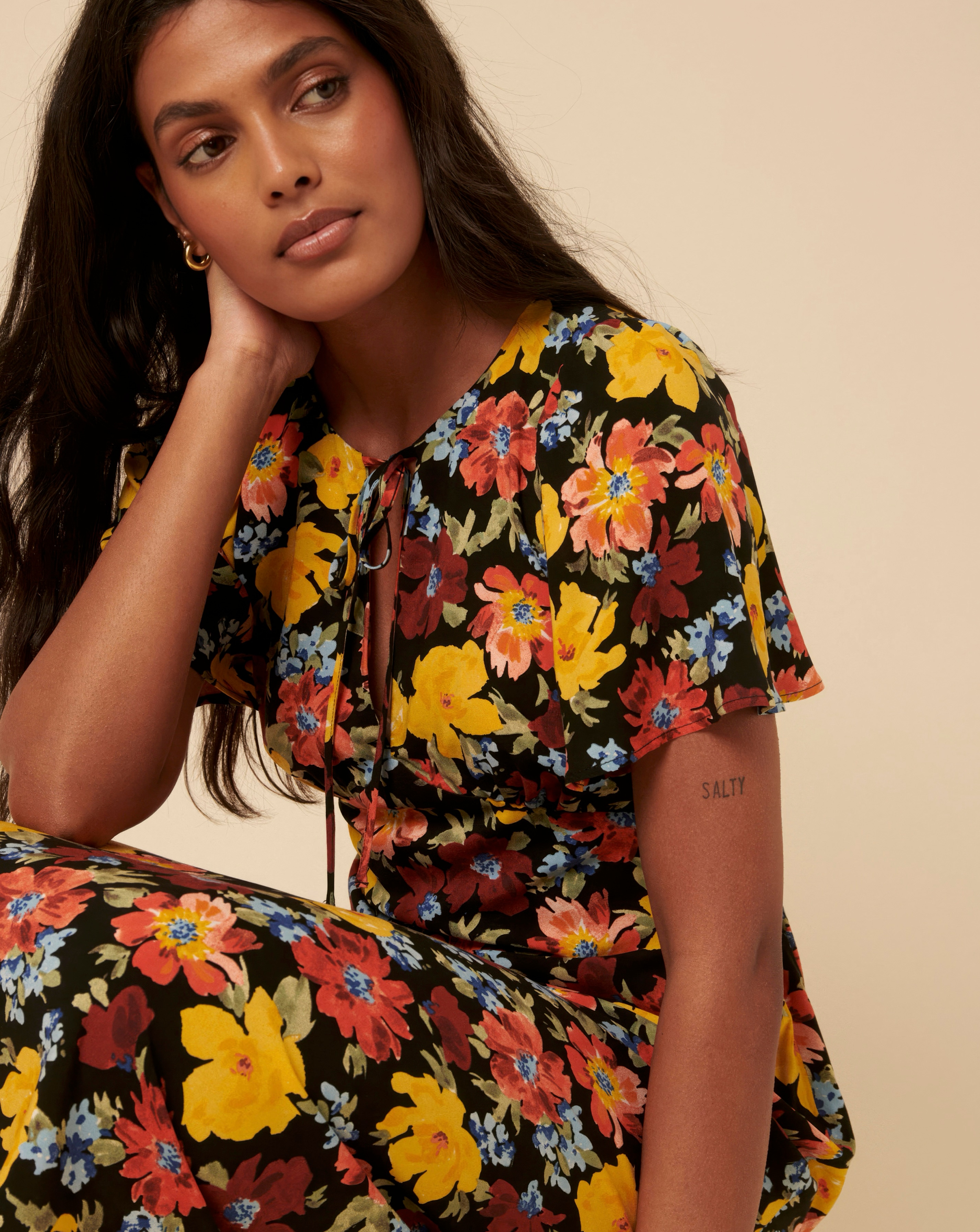 Nobody's Child Agnes Floral Dress | Simply Be
