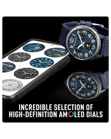 Reflex Active Venture AMOLED 50m Swim GPS Silicone Strap Smart Watch - Blue