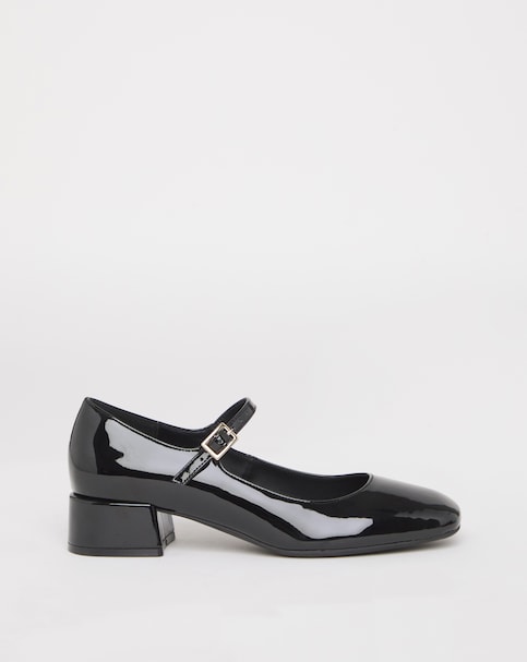 Blithe Low Block Heel Mary Jane - Wide Fit (E)