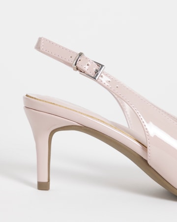 Aspen Pointy Toe Slingback Shoes - Extra Wide Fit (EEE)