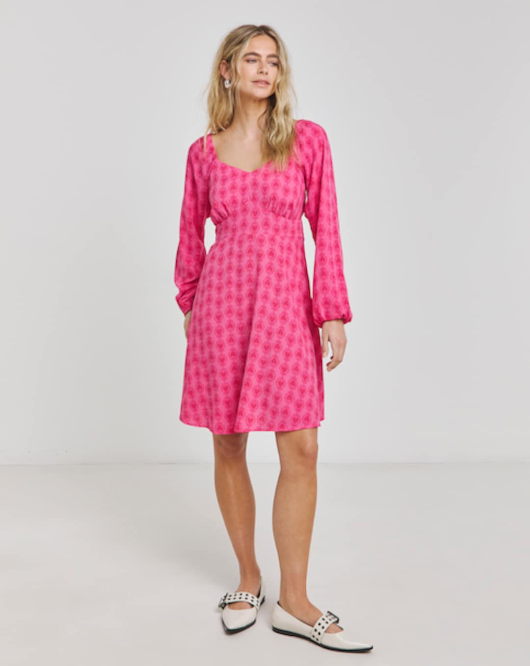 Pink Zebra Print Slinky Ruched Midi Dress | Simply Be