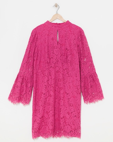 Joanna Hope High Neck Lace Dress