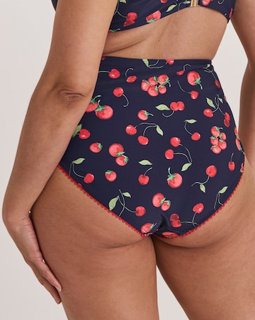 MAGISCULPT Firm Control Cherry Print Bikini Bottoms
