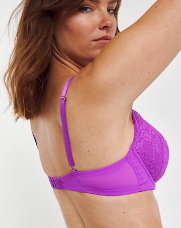 Ann Summers Sexy Lace Planet Plunge Bra Purple