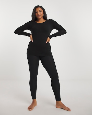 Sloggi Ever Cosy Thermal Long Sleeve Top Black