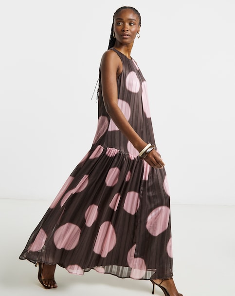 Joanna Hope Halter Neck Maxi Dress