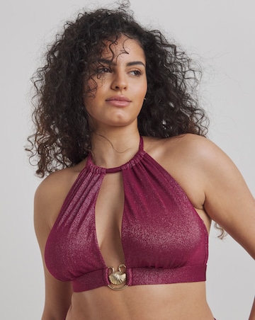 Figleaves Curve Cancun High Neck Bikini Top