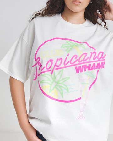 White Wham Club Tropicana License T-Shirt