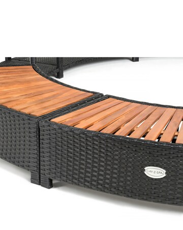 Lay-Z-Spa 200cm Round Rattan Hot Tub Surround