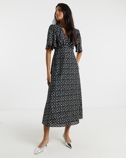 Twisted Wunder Grace Foil Midi Dress