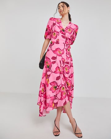 Joanna Hope Wrap Midi Dress